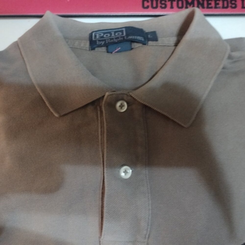 Polo Ralph Lauren Vintage Style Solid Color Knit Shirt